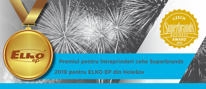 Premiul pentru întreprinderi cehe Superbrands 2019 pentru ELKO EP din Holešov photo